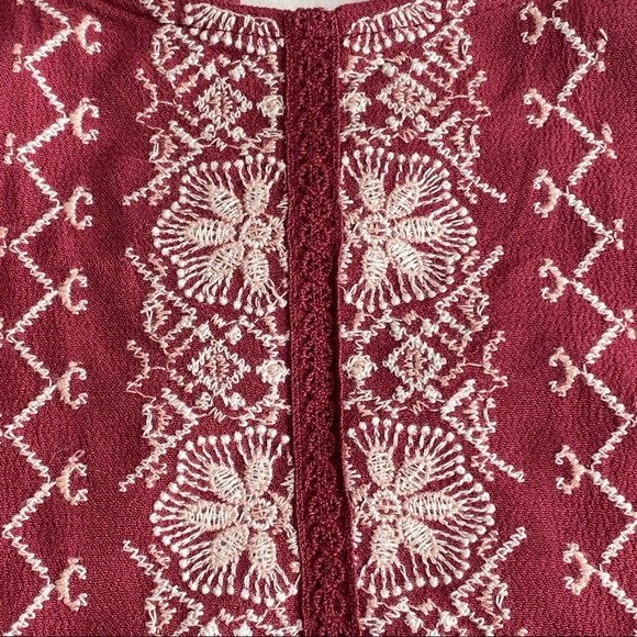 Knox Rose Embroidered BoHo Top - Picture 5 of 11